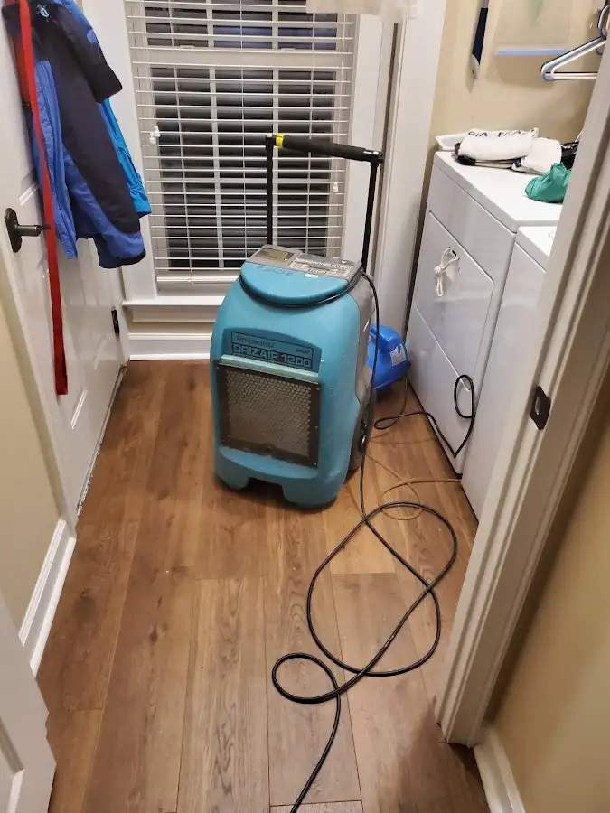 Commercial dehumidifier deployed for Flood Damage Cleanup in Cayce