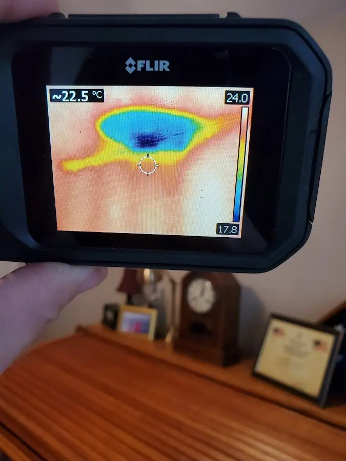 Thermal imaging inspection for water damage in Cayce