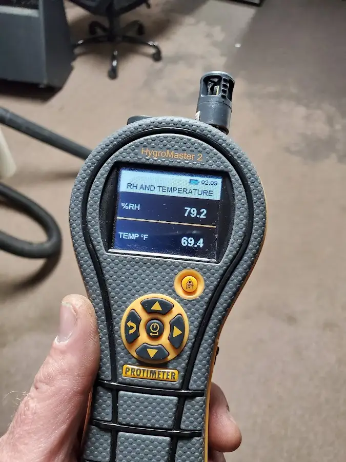Moisture meter humidity assessment for Mold Remediation & Removal in Cayce